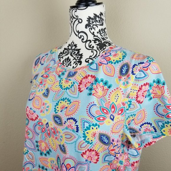 Talbots Floral Shirt - Picture 2 of 6